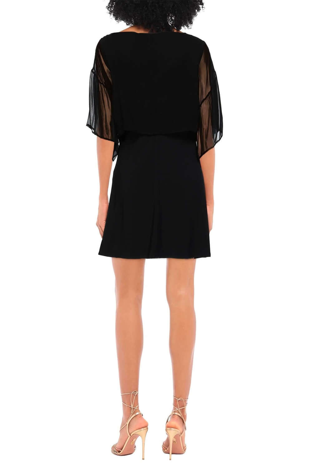 Abito Tubino con Maniche Velate - JUCCA