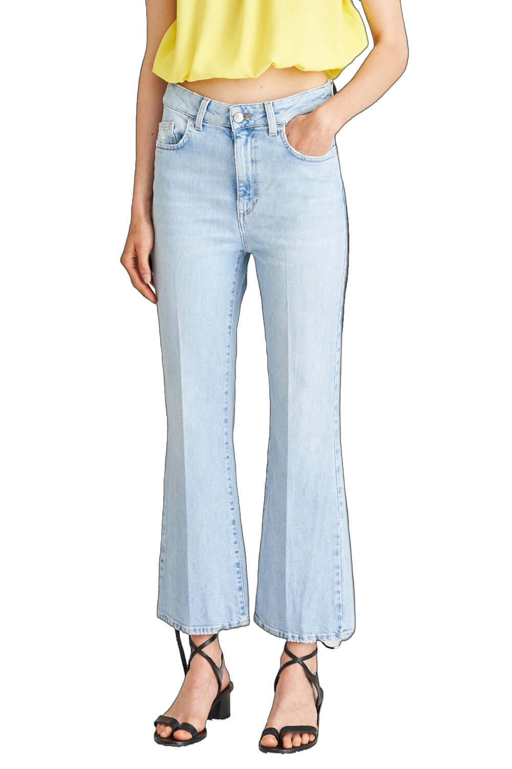 Pantalone in Denim a Trombetta - JUCCA