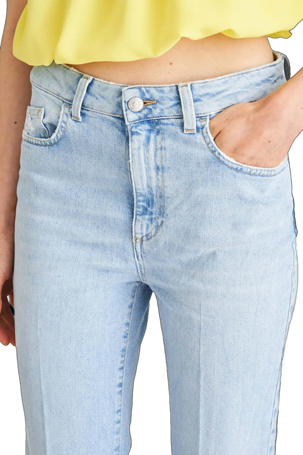 Pantalone in Denim a Trombetta - JUCCA