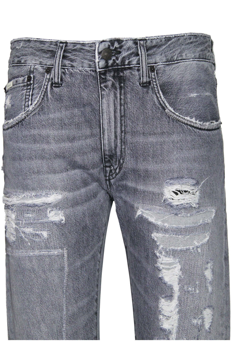 Jeans Carot destroyed - PEOPLE Pantaloni e jeans PEOPLE   
