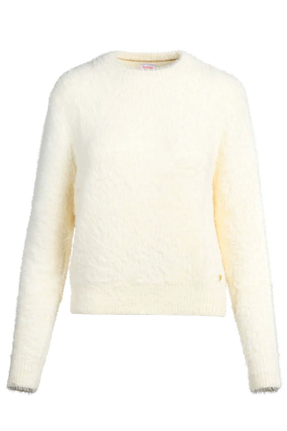 SUN68 Maglia girocollo effetto fur SUN 68