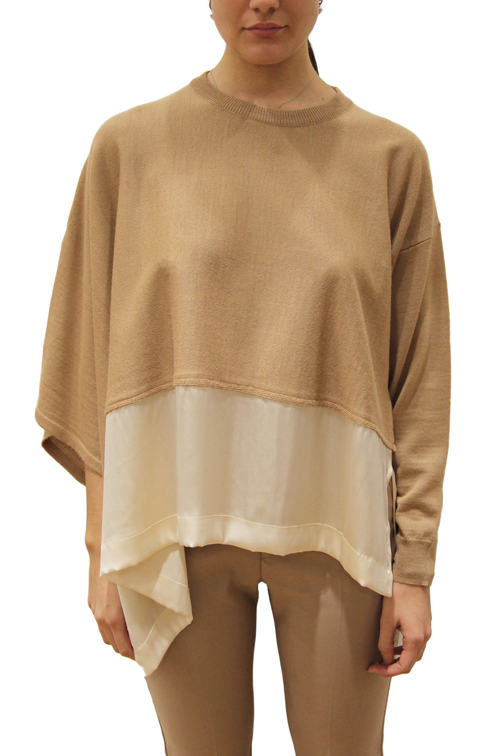 SUOLI: Maglia Elegante in Lana e Seta