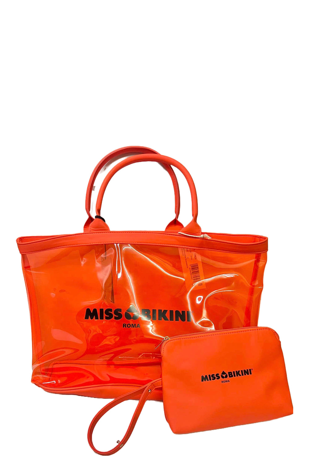 MISSBIKINI Borsa in gomma trasparente