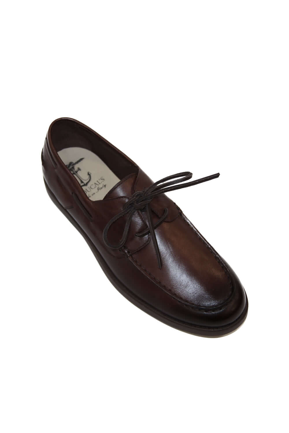 Mocassino in pelle con lacci - DOUCALS DOUCALS