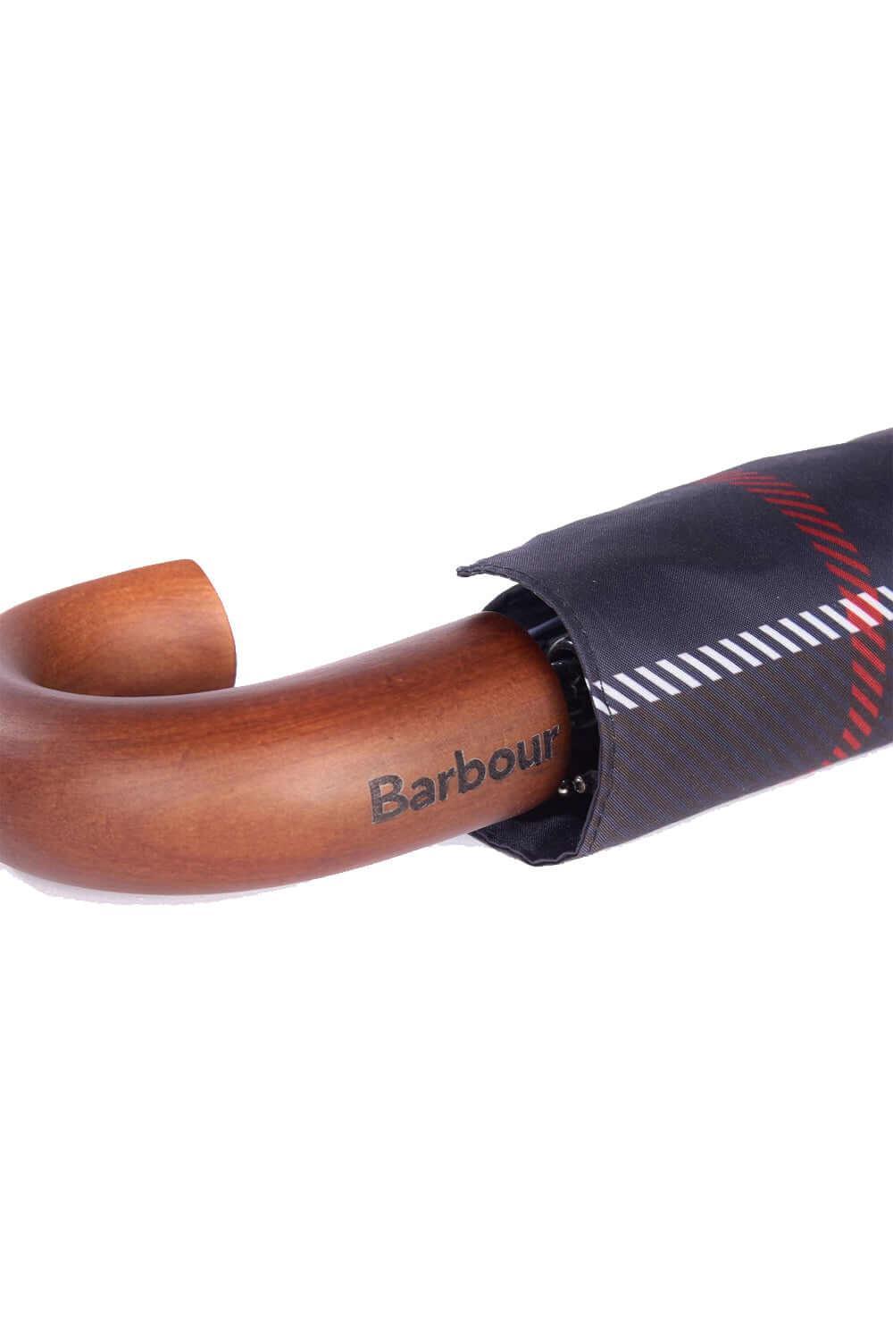 BARBOUR Ombrello ripieghevole in tartan BARBOUR