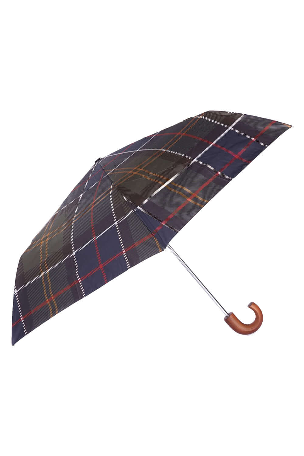 BARBOUR Ombrello ripieghevole in tartan BARBOUR