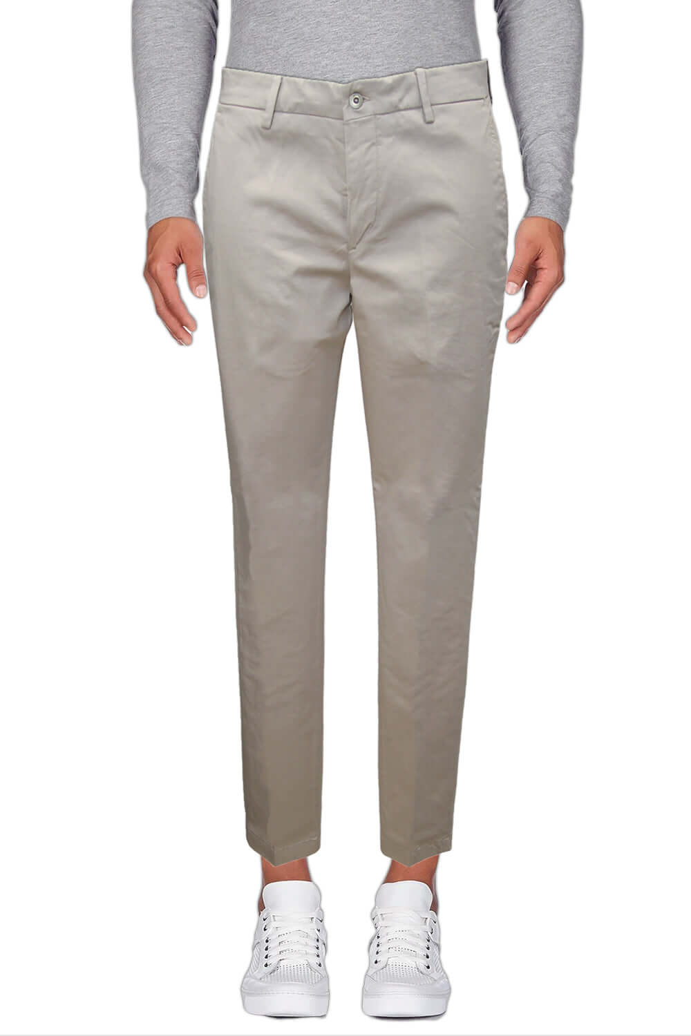 Pantaloni in rasatello - BE ABLE BE ABLE
