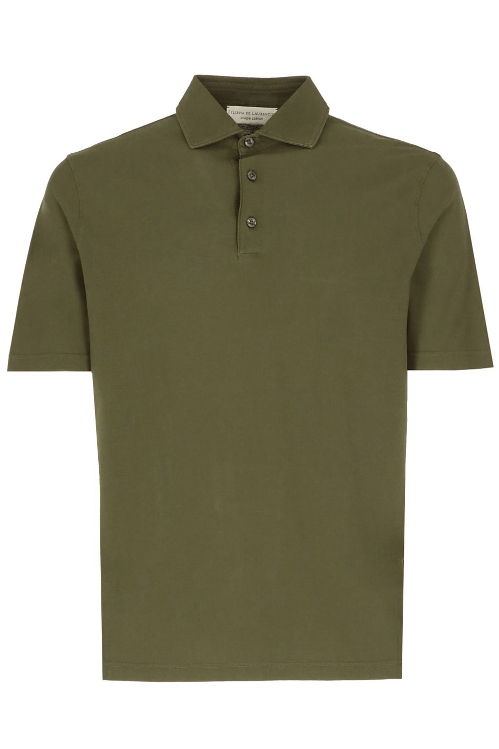 FILIPPO DE LAURENTIIS Polo in crepe FILIPPO DE LAURENTIIS
