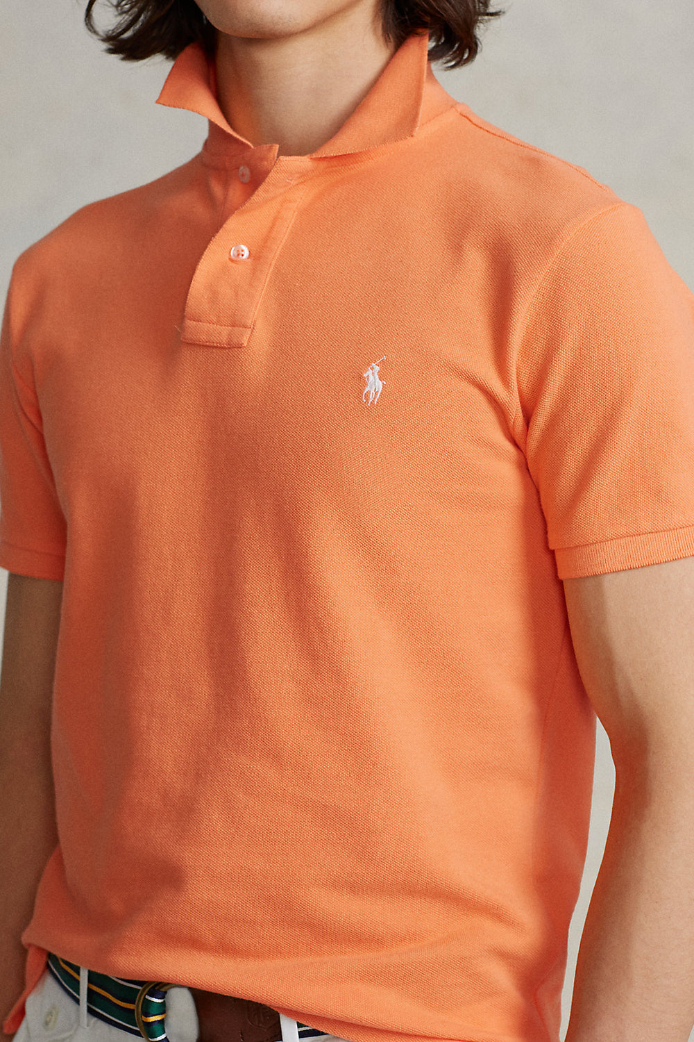 POLO RALPH LAUREN Polo in piqué Custom Slim-Fit Uncategorized POLO RALPH LAUREN