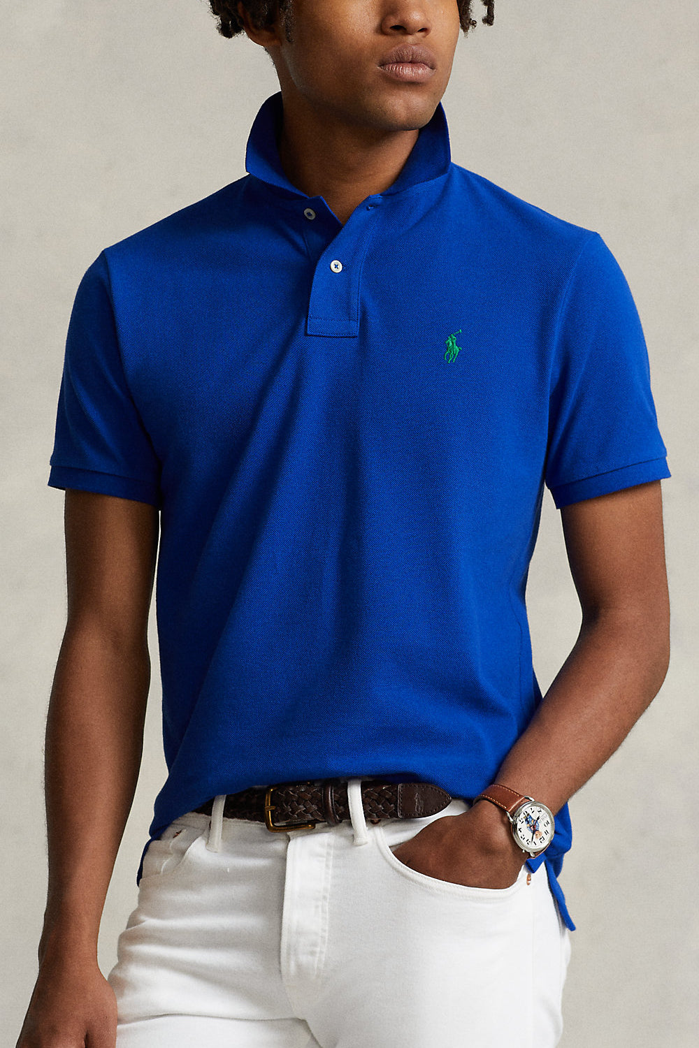 POLO RALPH LAUREN Polo in piqué Custom Slim-Fit POLO RALPH LAUREN