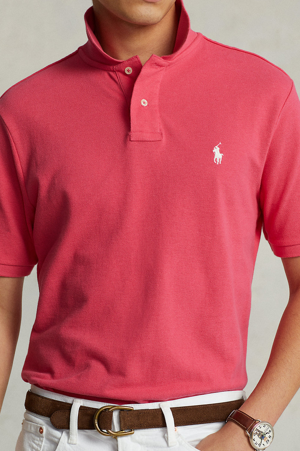 POLO RALPH LAUREN Polo in piqué Custom Slim-Fit POLO RALPH LAUREN