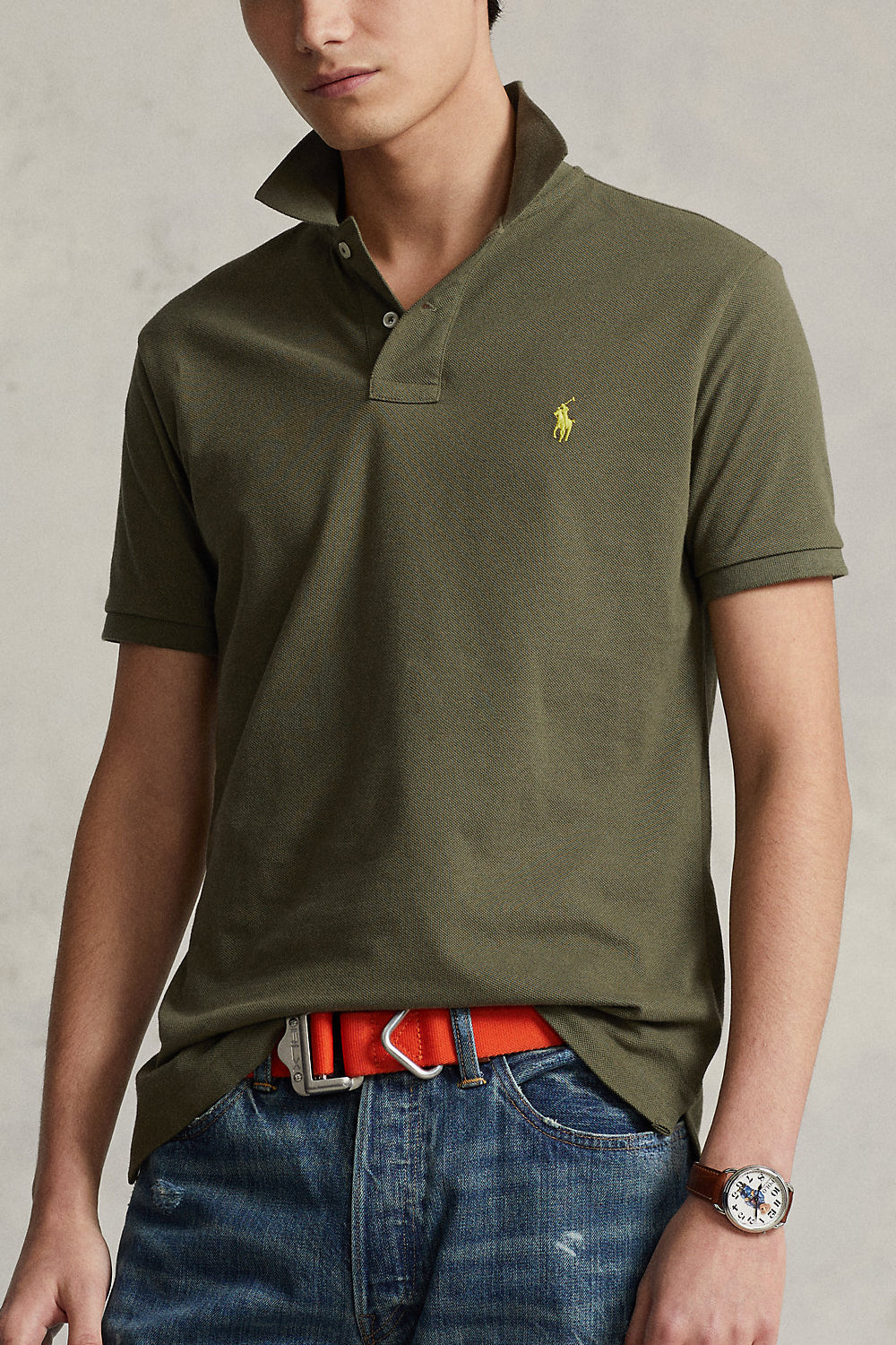POLO RALPH LAUREN Polo in piqué Custom Slim-Fit POLO RALPH LAUREN