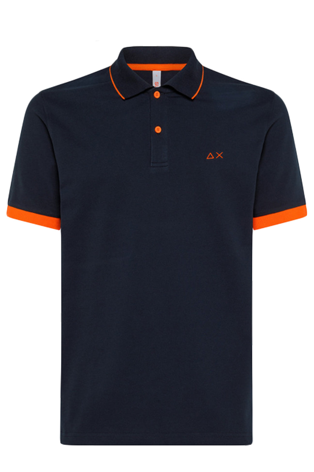 SUN 68 Polo big stripes fluo A33120-07-Blu-L