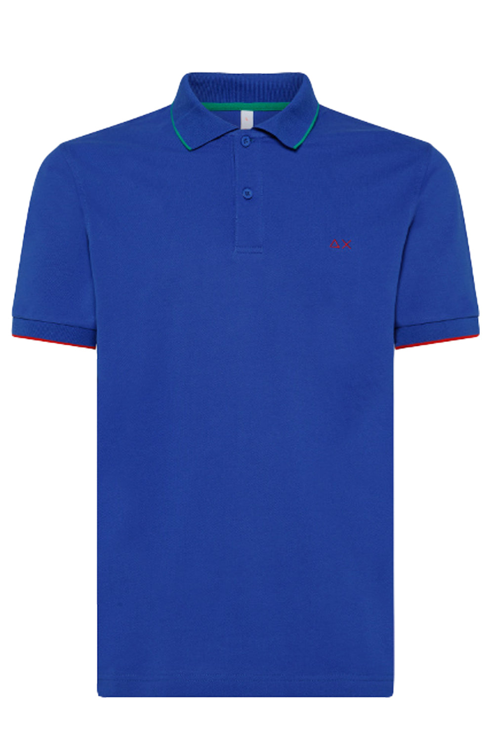 SUN68 Polo small stripes