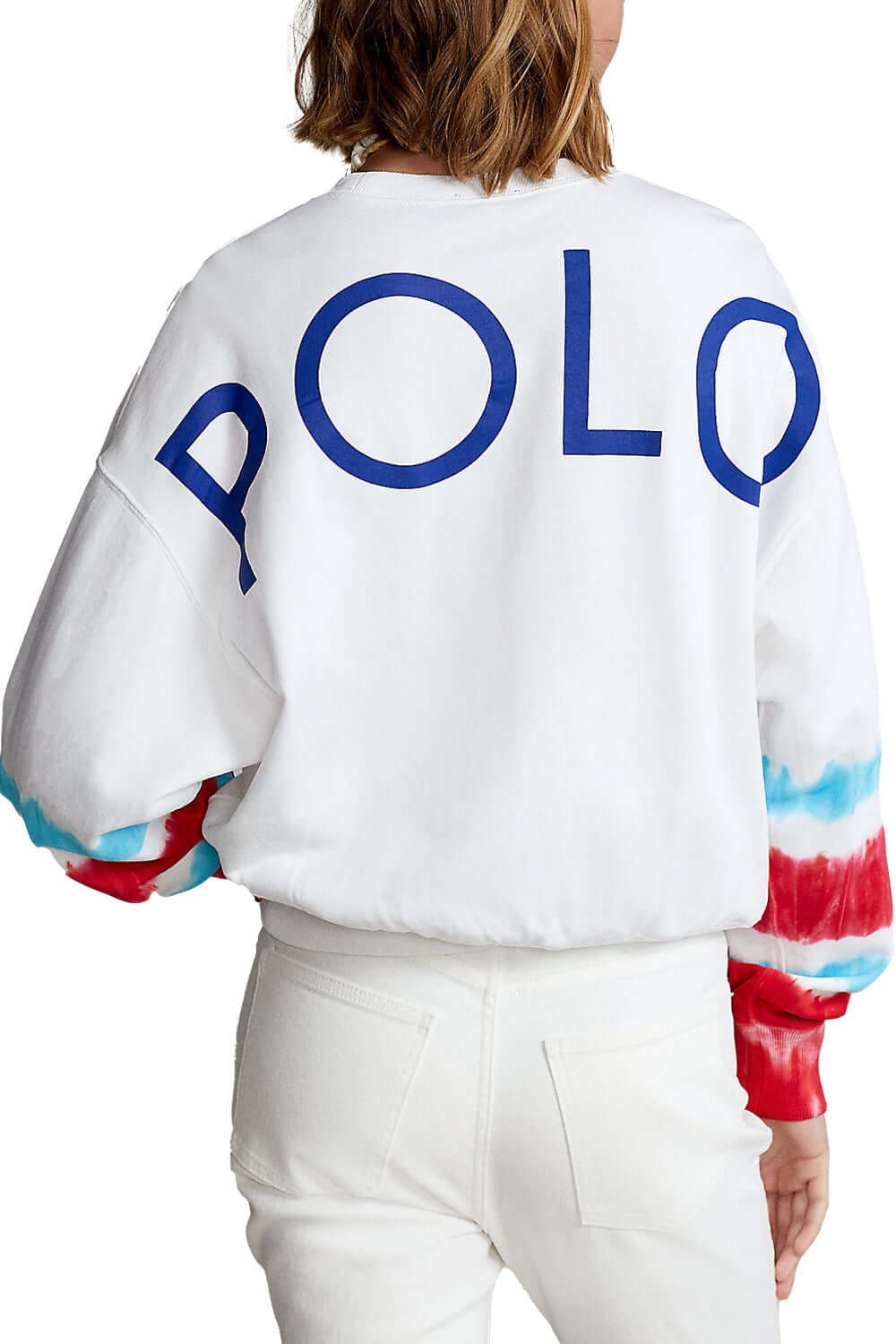 FELPA IN SPUGNA TIE-DYE CON LOGO - POLO RALPH LAUREN POLO RALPH LAUREN