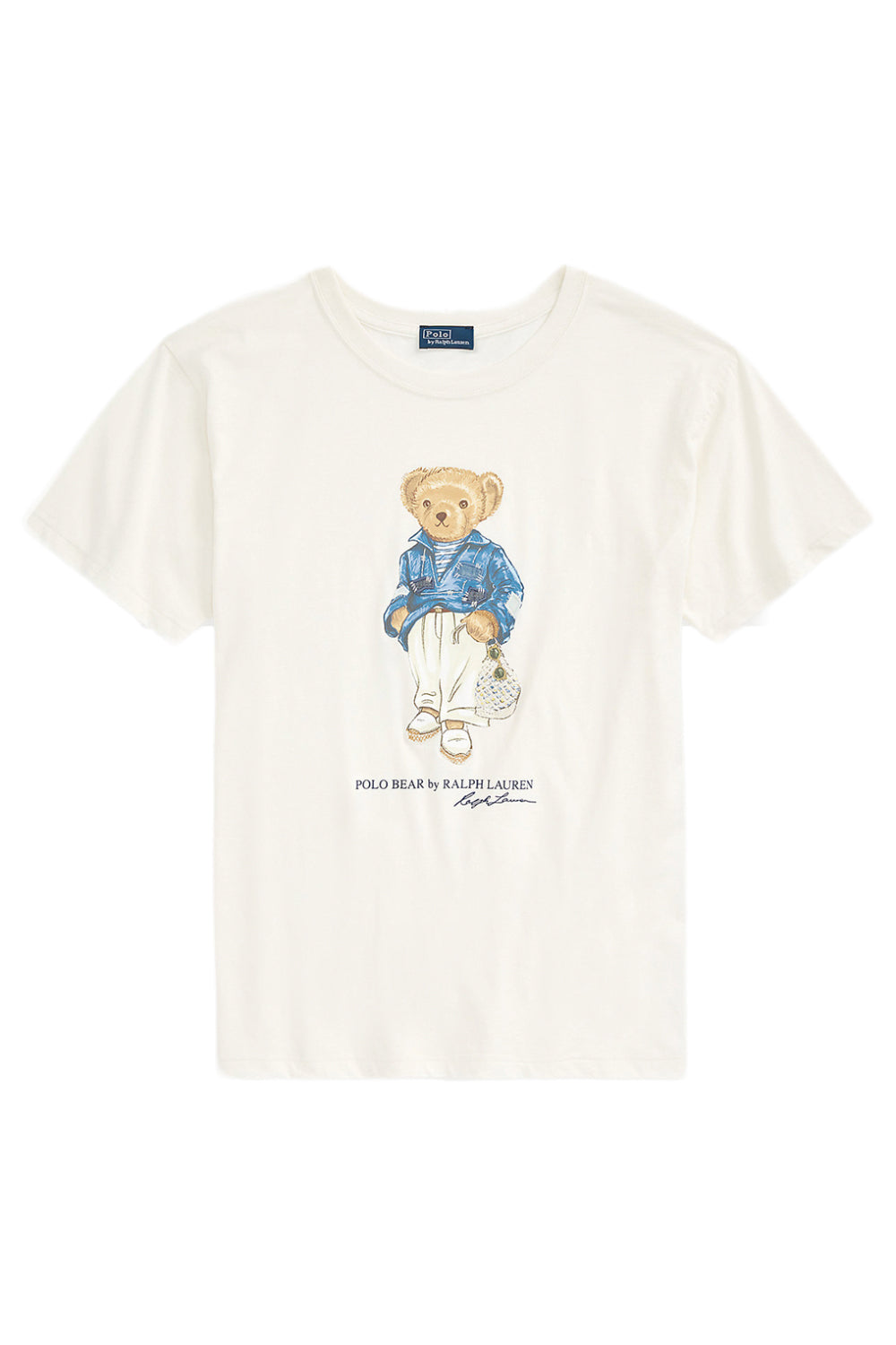POLO RALPH LAUREN T-shirt Polo bear in jersey 211892645-001-Bianco-XS