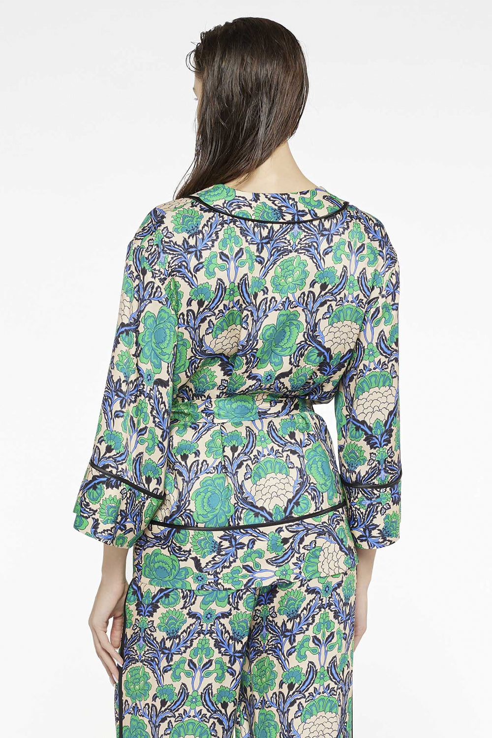 SIMONA CORSELLINI Giacca kimono con stampa SIMONA CORSELLINI