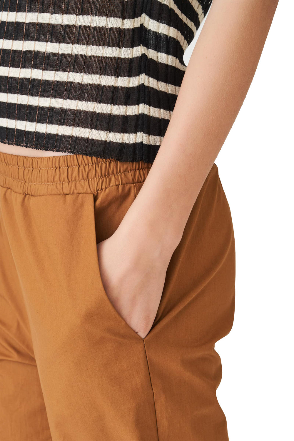 Tailleurs in cotone con pantalone con elastico - SUOLI