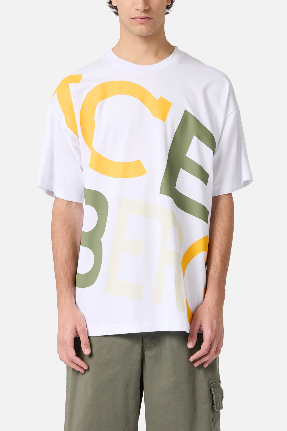 ICEBERG T-shirt over con stampa