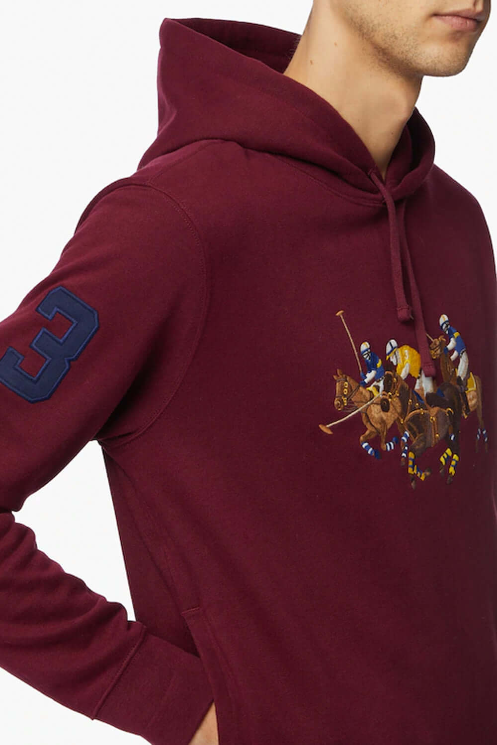 Felpa con motivo pony triplo - POLO RALPH LAUREN Felpa POLO RALPH LAUREN   