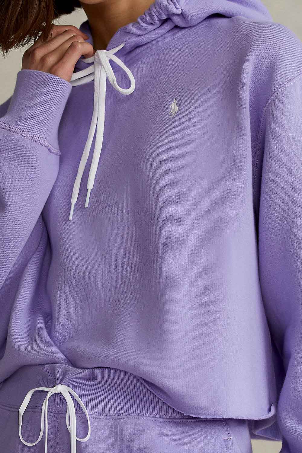 Felpa crop con stampa sulla manica - POLO RALPH LAURERN POLO RALPH LAUREN