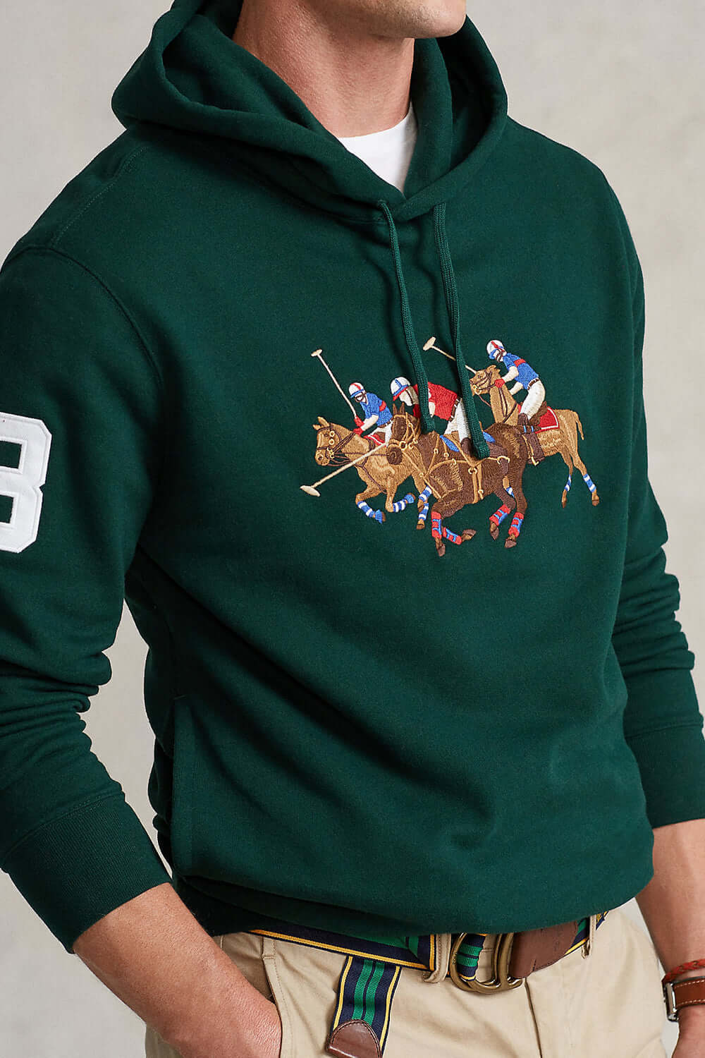 Felpa con motivo pony triplo - POLO RALPH LAUREN Felpa POLO RALPH LAUREN   
