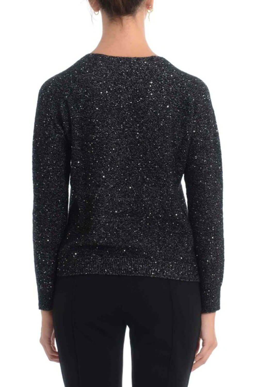 Maglia girocollo in lana glitter - SUN 68 Maglia SUN 68   