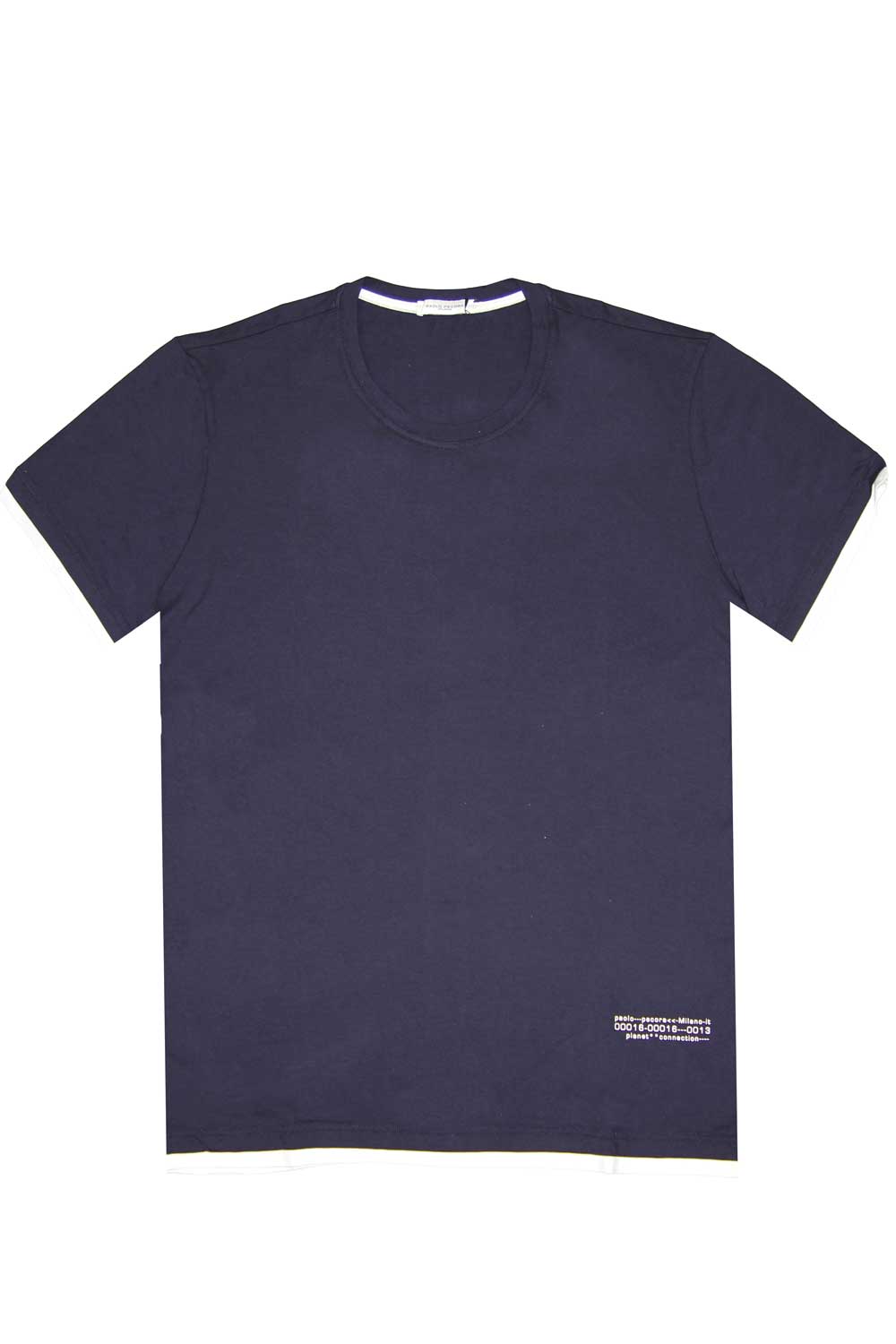 Tshirt con bordi a contrasto - PAOLO PECORA T-shirt PAOLO PECORA   